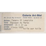 Tamara Lempicka (1895 Moskva - 1980 Cuernavaca, Mexiko), Klášter v Toskánsku, kolem roku 1961