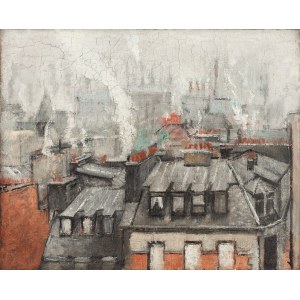 Alicja Halicka (1894 Krakov - 1975 Krakov), Pařížské střechy
