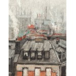 Alicja Halicka (1894 Krakau - 1975 Krakau), Pariser Dächer