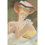 Alicja Hohermann (1902 Warsaw - 1943 Treblinka), Lady in a Hat, 1937
