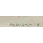 Alicja Hohermann (1902 Warschau - 1943 Treblinka), Dame mit Hut, 1937