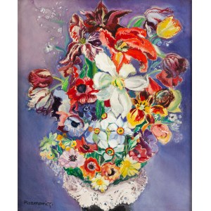 Zofia Piramowicz (1880 Radom - 1958 Clichy), Portrait of Flowers VII, after 1922