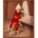 Mara Rucki (geb. 1920), Akrobat in Rot (Saltimbanque en rouge), 1944