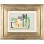 Alexandra Ekster (1882 - 1949), House with garden, 1945-49
