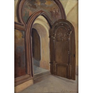 Łucja Bałzukiewicz (1887 Wilno - 1976 Lublin), Portal w kościele Bernardynów , 1914