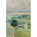 Michalina Krzyżanowska (1883 Warschau - 1962 Warschau), Landschaft in der Umgebung von Kazimierz Dolny an der Weichsel