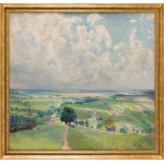 Michalina Krzyżanowska (1883 Warschau - 1962 Warschau), Landschaft in der Umgebung von Kazimierz Dolny an der Weichsel