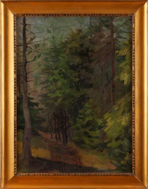 Adam MARCZYŃSKI (1908-1985), Wnętrze lasu