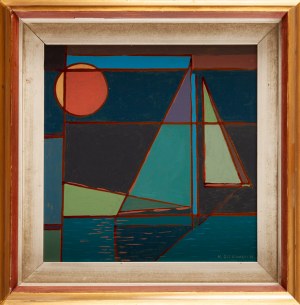 Kazimierz OSTROWSKI (1917-1999), Composition with the Sun, 1971