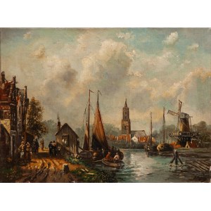 J. REJNERY (20th century), Dutch Landscape