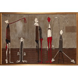 Edna ROSEN (ur. 1940), Kompozycja z sześcioma figurami