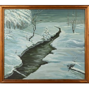 Felix SMOSARSKI (1902-1967), Snowy winter, 1957