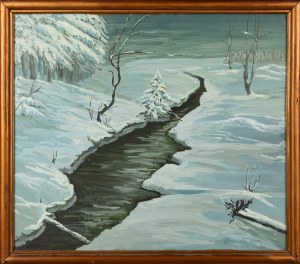 Feliks SMOSARSKI (1902-1967), Śnieżna zima, 1957