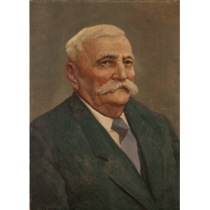 Artysta nieokreślony, polski (XX w.), Portret mężczyzny z krawatem