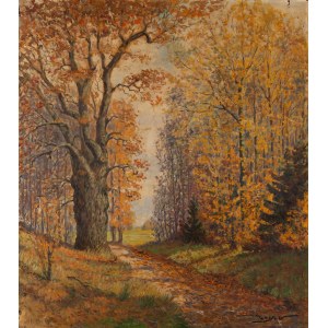 Artist unspecified, monogrammed M (20th century), Autumn Walk