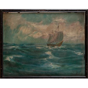 Author unspecified, Polish (20th century), Sailboat