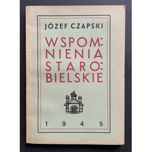 CZAPSKI Józef - Wspomnienia starobielskie [Rzym 1945]