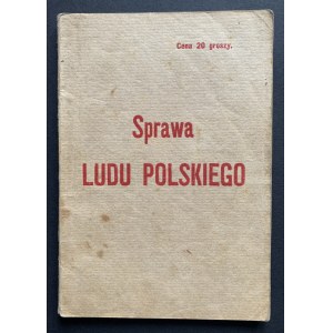Sprawa ludu polskiego. Piotrków [1915]