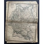 HERKNER Józef - Atlas geograficzny złożony z 20 mapp. Warszawa [1857]