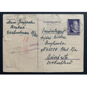[Auschwitz] Karta pocztowa. Kraków [1944]