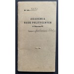 Zestaw dokumentów Zygmunta Zaremby. Warszawa [1928/48]