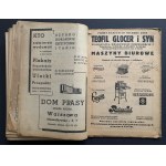 Spis abonentów warszawskiej sieci telefonów Polskiej Akcyjnej Spółki Telefonicznej i Rządowej Warszawskiej Sieci Okręgowej. Rok 1938/39. Warszawa [1938]