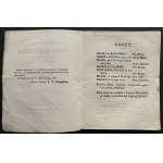 [Opera] KLARA DE ROSENBERG. Warszawa [1851]