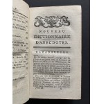 [Z knižní sbírky Potocki v Chrząstowě] Nouveau dictionnaire d'anecdotes, ou l'art de se désennuyer.; contenant Une Collection nouvelle [...] Volume II [H-Z]. Liege [1783].