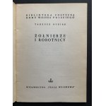 [Wyd.1] KUBIAK Tadeusz - Żołnierze i robotnicy. Okładka, oprac. graficzne i inicjały - Marian BOGUSZ. Warszawa [1948]
