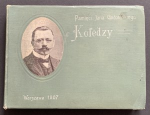 [GADOMSKI] MEMORIES of Jan Gadomski Fellows. Warsaw [1907].
