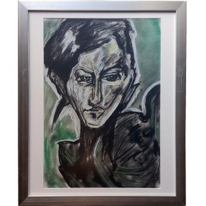 Agnieszka Cherka, Zelený portrét, 2002