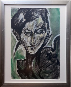 Agnieszka Cherka, Portret zielony, 2002