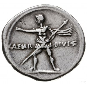 denar, 30-27 pne, mennica we Włoszech (Rzym lub Brindis...