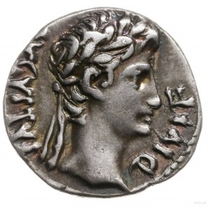denar, 8 pne, mennica Lugdunum (Lyon); Aw: Głowa cesarz...