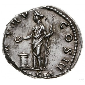 denar, 119-122, mennica Rzym; Aw: Popiersie cesarza w w...