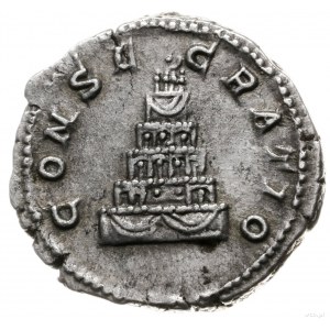 denar pośmiertny, 211 lub później, mennica Rzym; Aw: Gł...