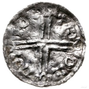 naśladownictwo denara typu long cross (po 997 r); Aw: P...