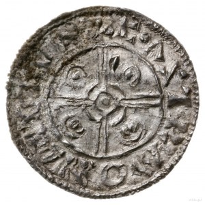 naśladownictwo denara typu pointed helmet, 1022-1050, m...
