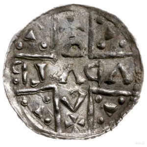 denar, przed 1023, mennica Salzburg, mincerz Bab; Aw: D...