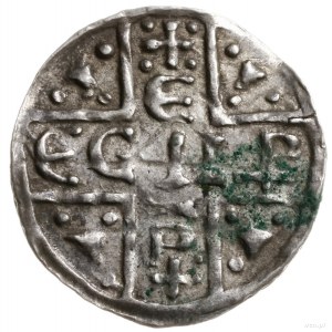 denar, 1006-1029, mincerz Bera; Aw: Dwunitkowy krzyż we...