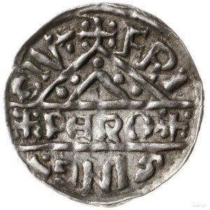 denar, 1006-1029, mincerz Bera; Aw: Dwunitkowy krzyż we...