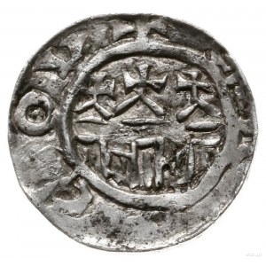 denar, 1081-1102, mennica Kraków; Aw: Głowa w lewo, +VL...