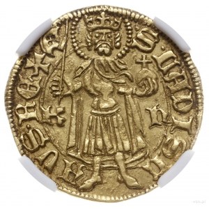 goldgulden, 1447-1457, mennica Krzemnica; Aw: Czteropol...