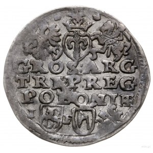 trojak 1595, Lublin; z tytulaturą króla SIG 3, bardzo r...
