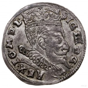 trojak, 1596, Wilno; typ monety z herb Chalecki u dołu,...