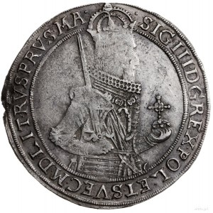 półtalar 1631, Toruń; Aw: Półpostać króla w prawo, w ko...