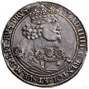 talar 1639, Gdańsk; typ monety z dużym popiersiem króla...