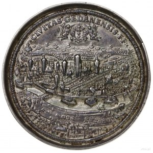 medal gdański, 1617, projektu Samuela Ammana; Aw: Popie...