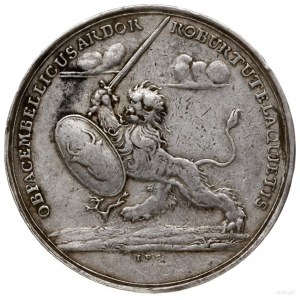 medal z Rafałem Leszczyńskim, Wrocław, projektu Johanna...
