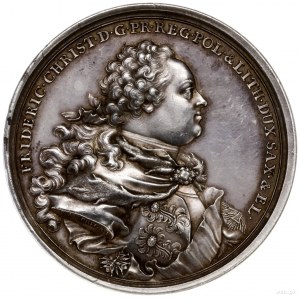 medal na pamiątkę śmierci Augusta III, 1763, autorstwa ...